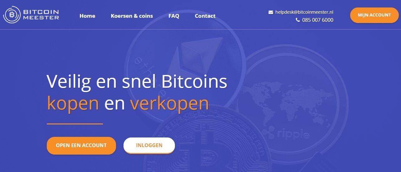 Crypto kopen met iDEAL bij Bitcoin Meester handleiding